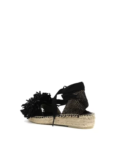 JUNCAL AGUIRRE SANDALI NERO JUNCAL AGUIRRE SANDALI NERO