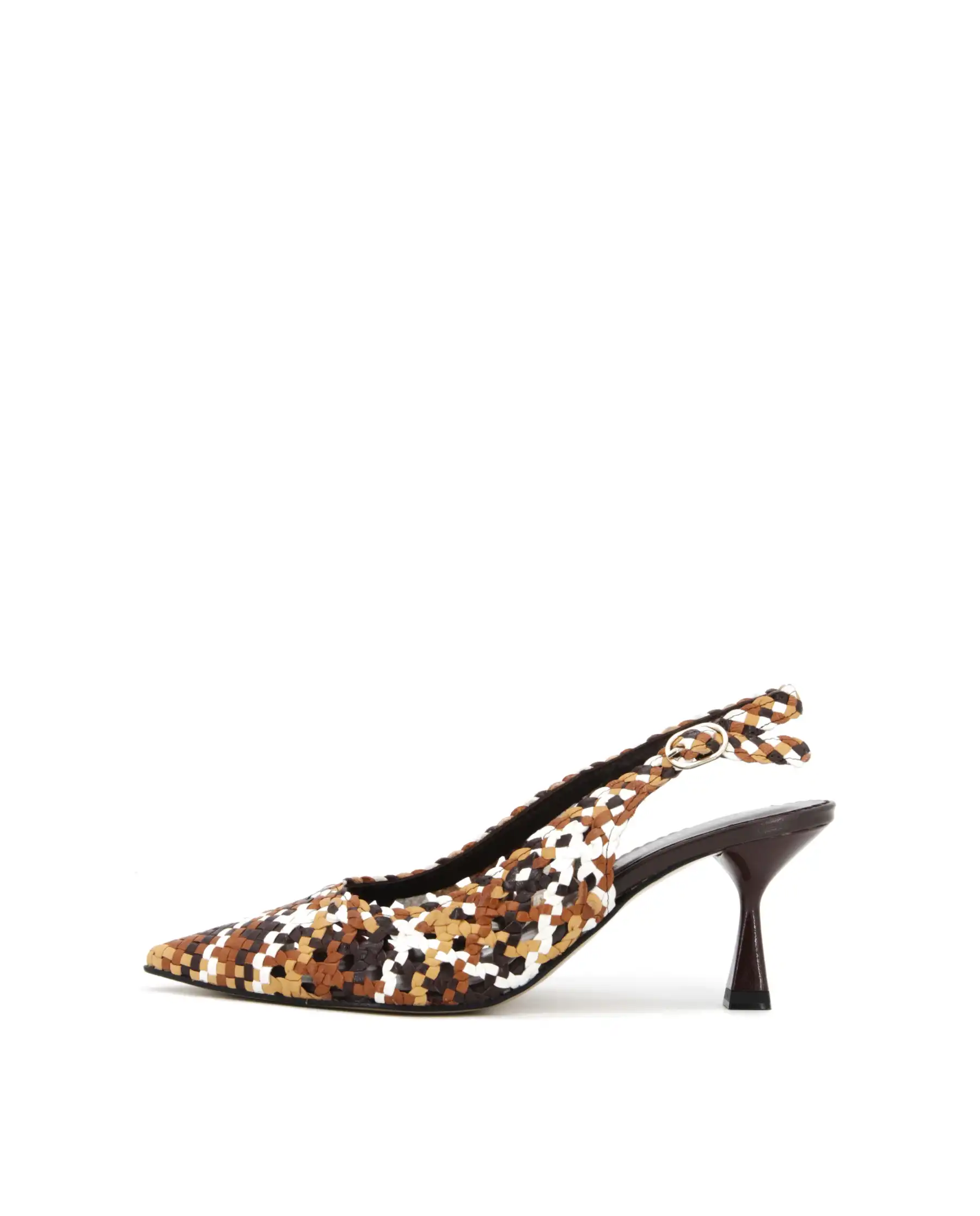 PONS QUINTANA SLING BACK MARRONE