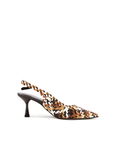 PONS QUINTANA SLING BACK MARRONE PONS QUINTANA SLING BACK MARRONE