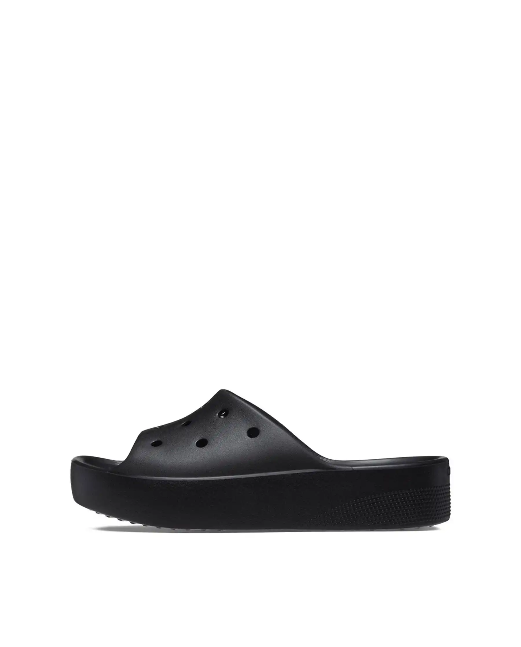 CROCS CLASSIC PLATFORM SLIDE NERO