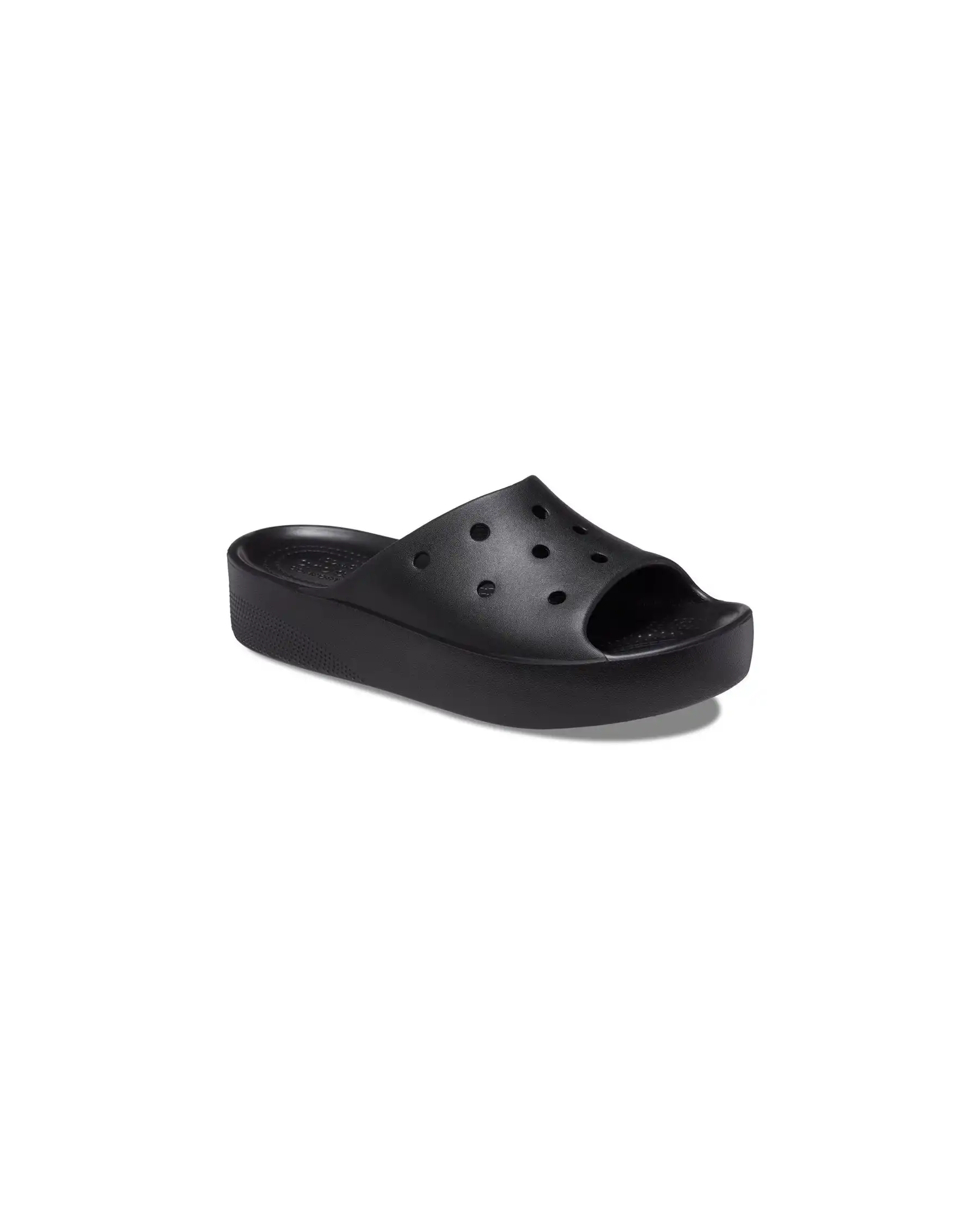 CROCS CLASSIC PLATFORM SLIDE NERO