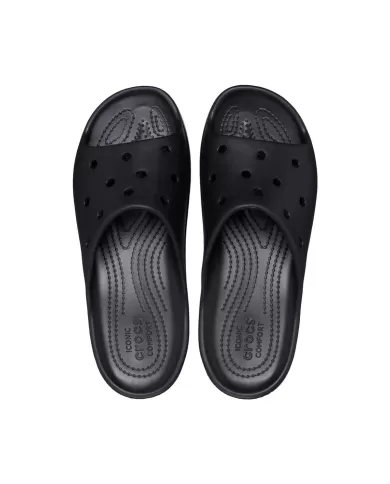 CROCS CLASSIC PLATFORM SLIDE NERO