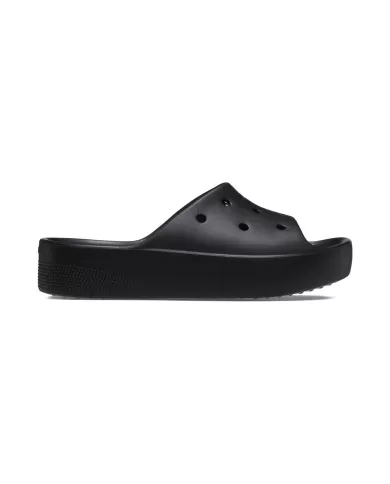 CROCS CLASSIC PLATFORM SLIDE NERO