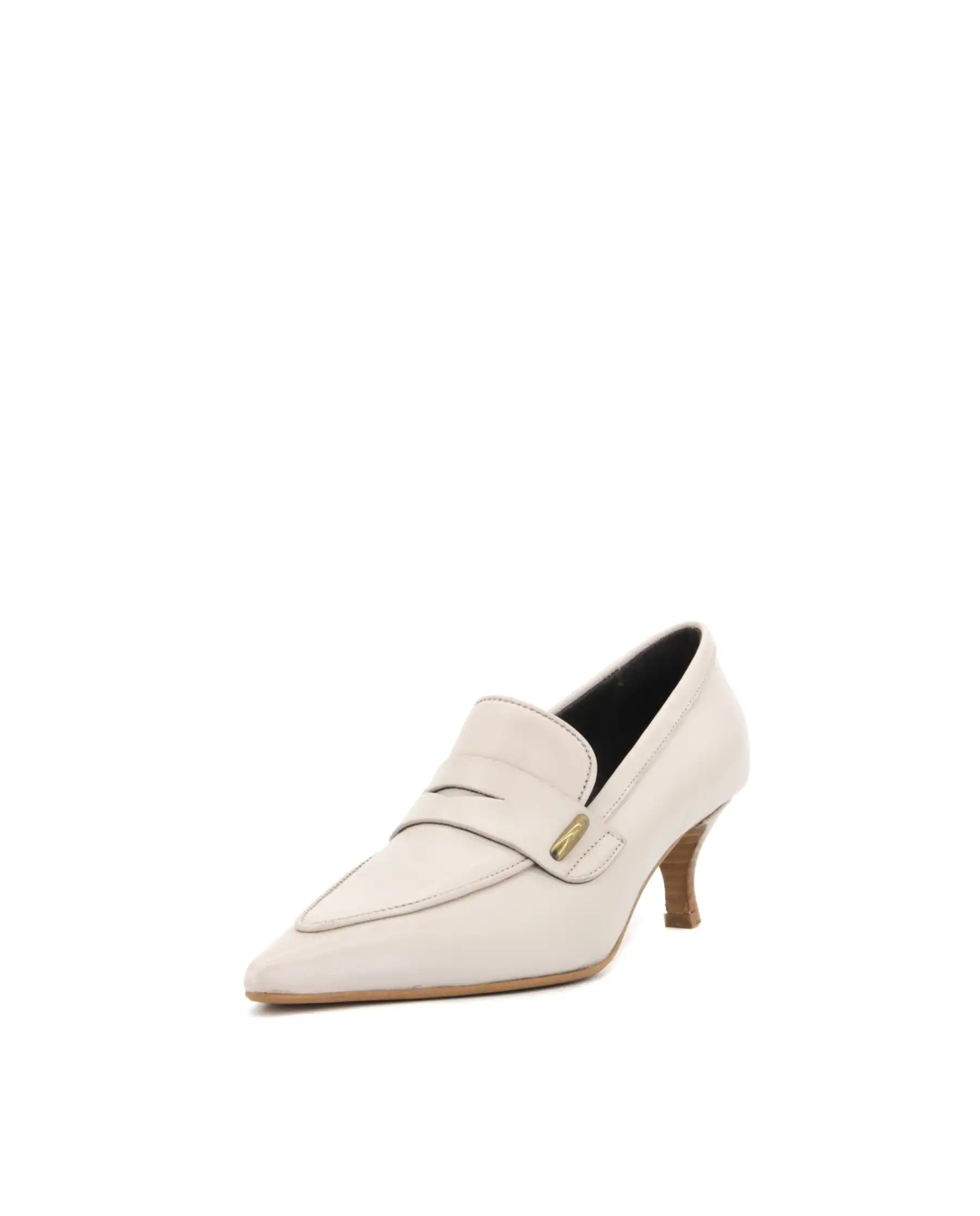 ELISA LANCI MOCASSINI PANNA