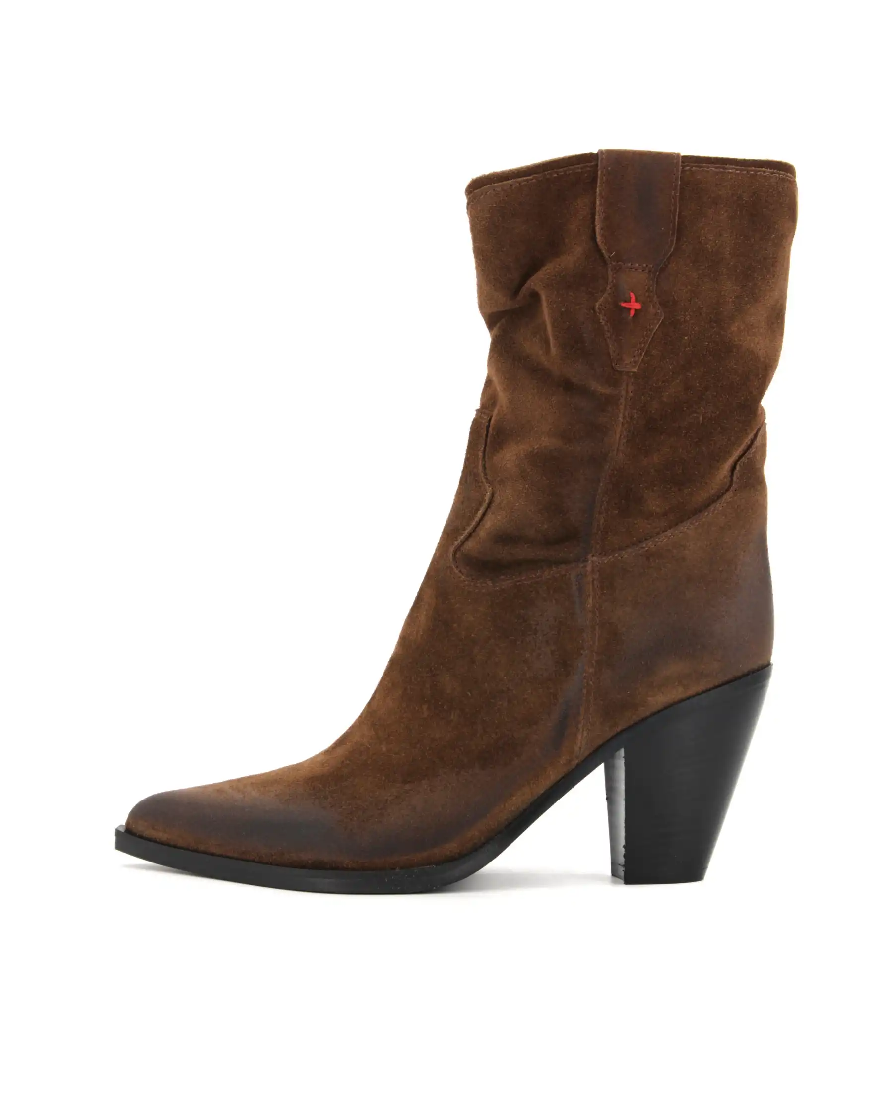 GIO+ STIVALETTI TEXANI MARRONE