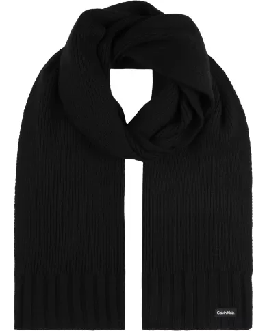 CALVIN KLEIN SCIARPA NERO CALVIN KLEIN SCIARPA NERO