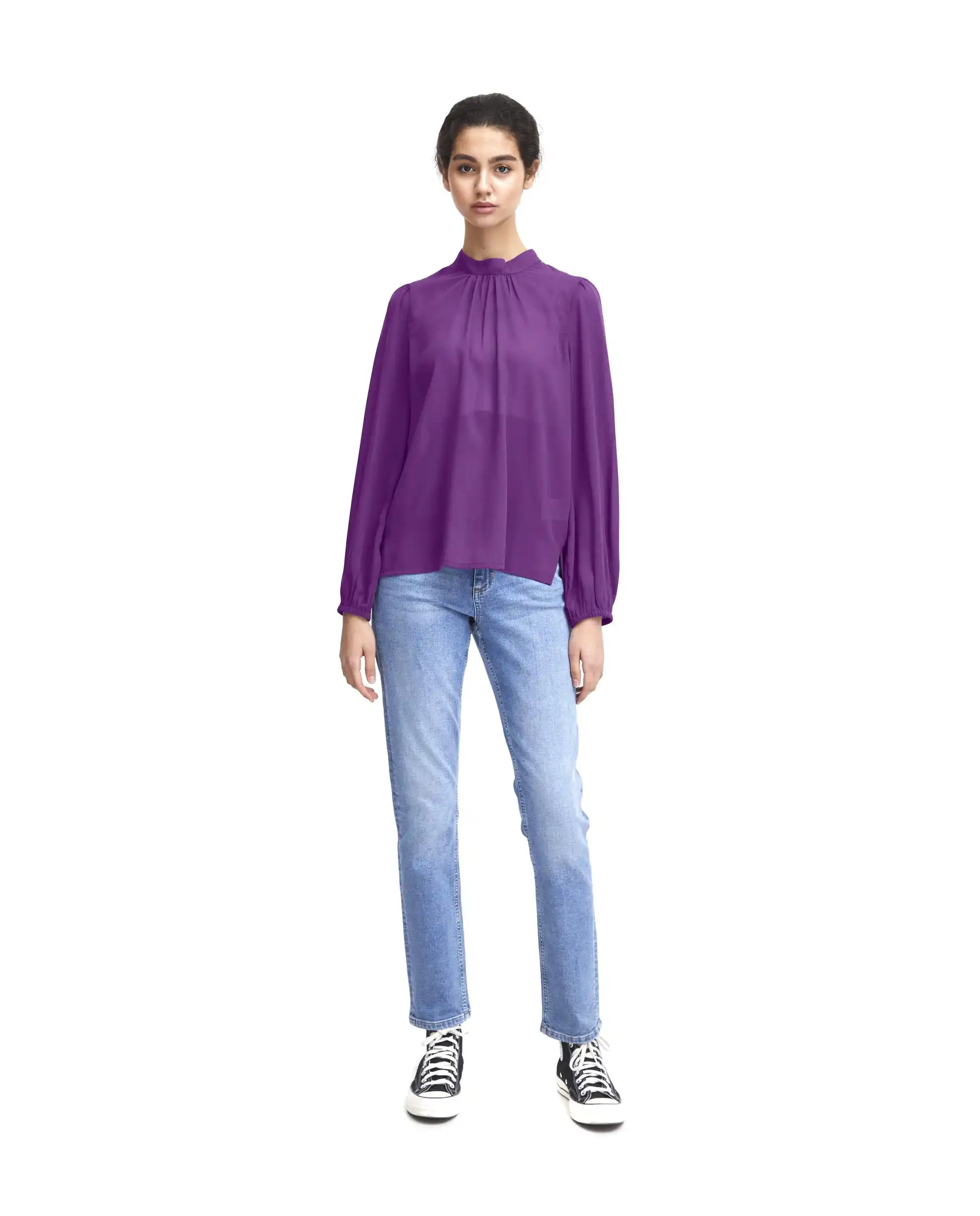 ICHI BLUSA VIOLA
