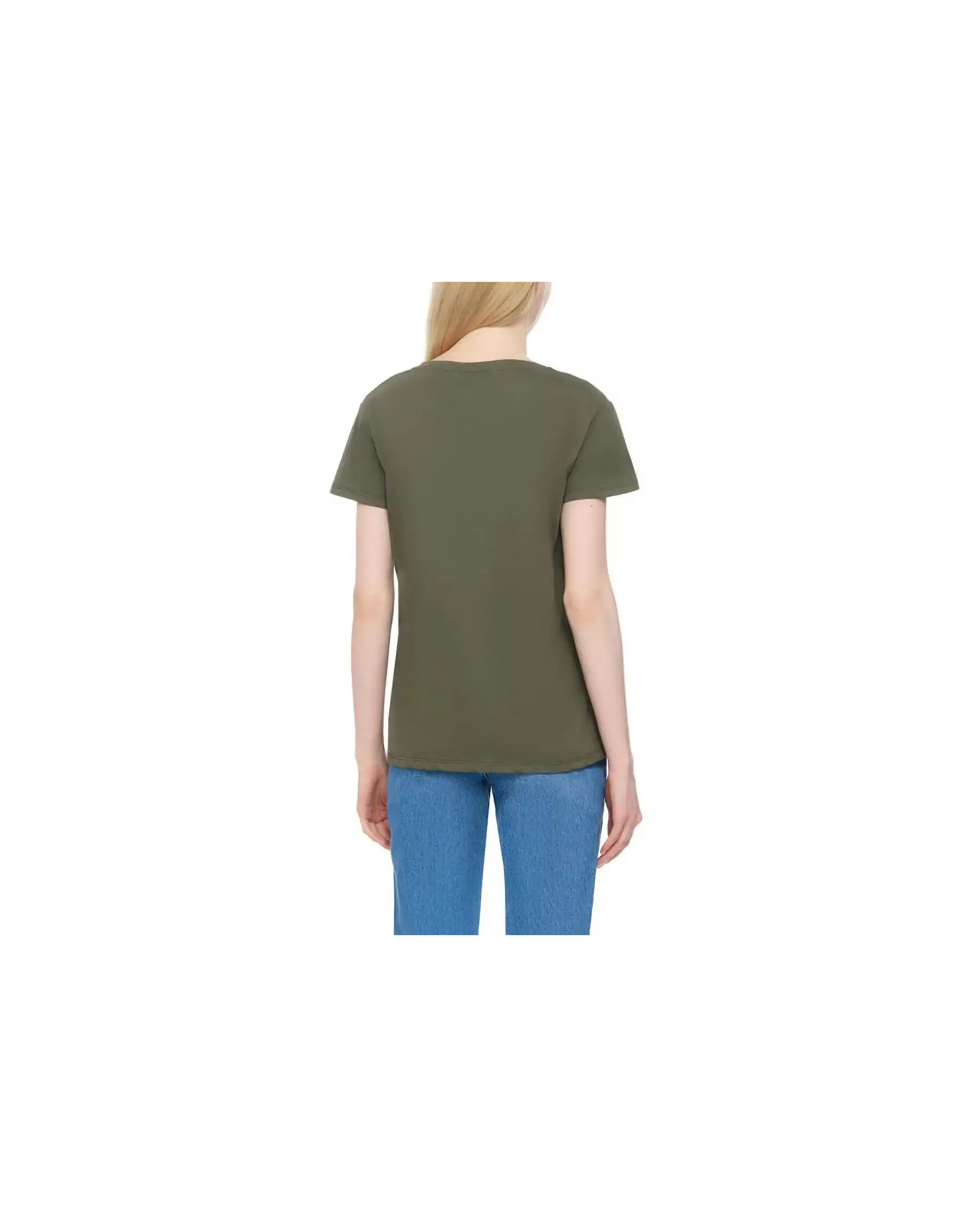 LIU JO T-SHIRT VERDE MILITARE LIU JO T-SHIRT VERDE MILITARE