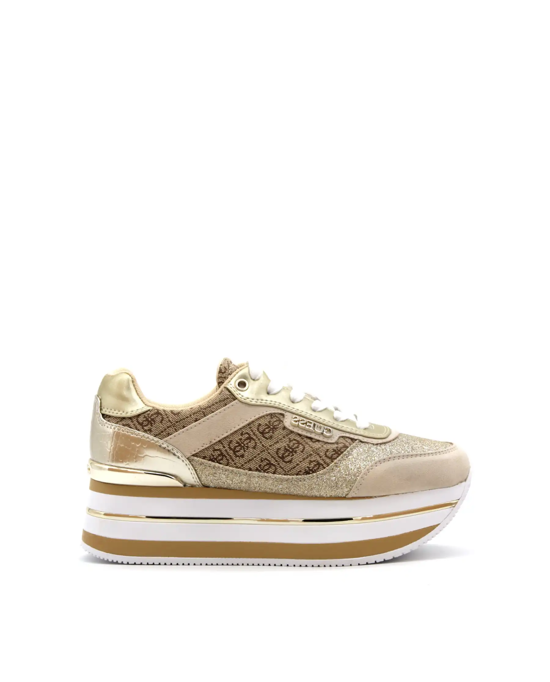 GUESS SNEAKERS BEIGE GUESS SNEAKERS BEIGE