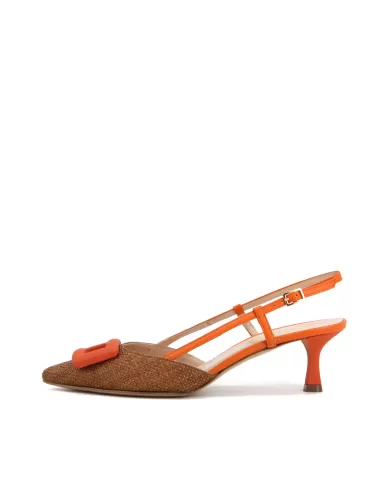 GIANMARCO F. SLING BACK ARANCIONE GIANMARCO F. SLING BACK ARANCIONE