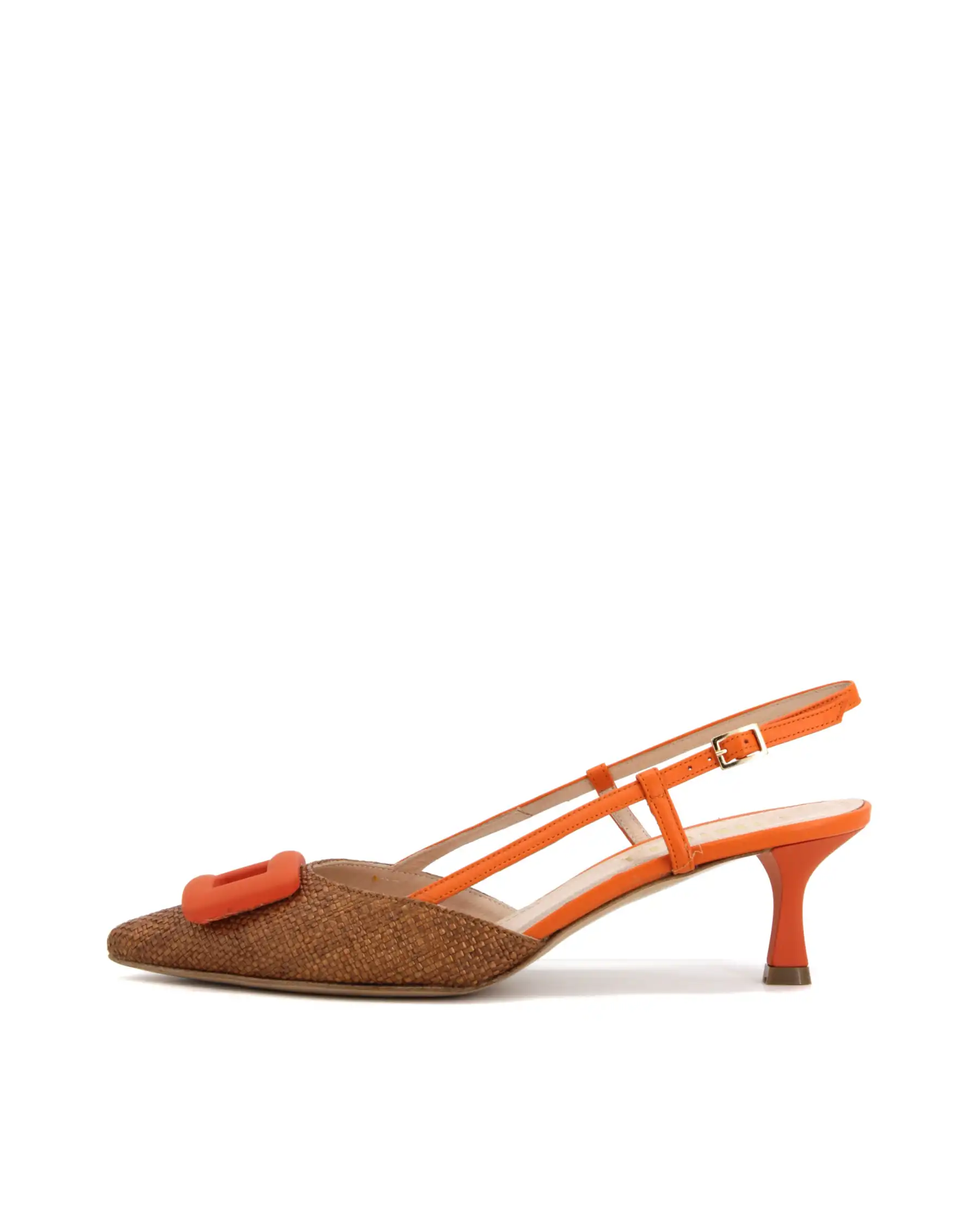 GIANMARCO F. SLING BACK ARANCIONE