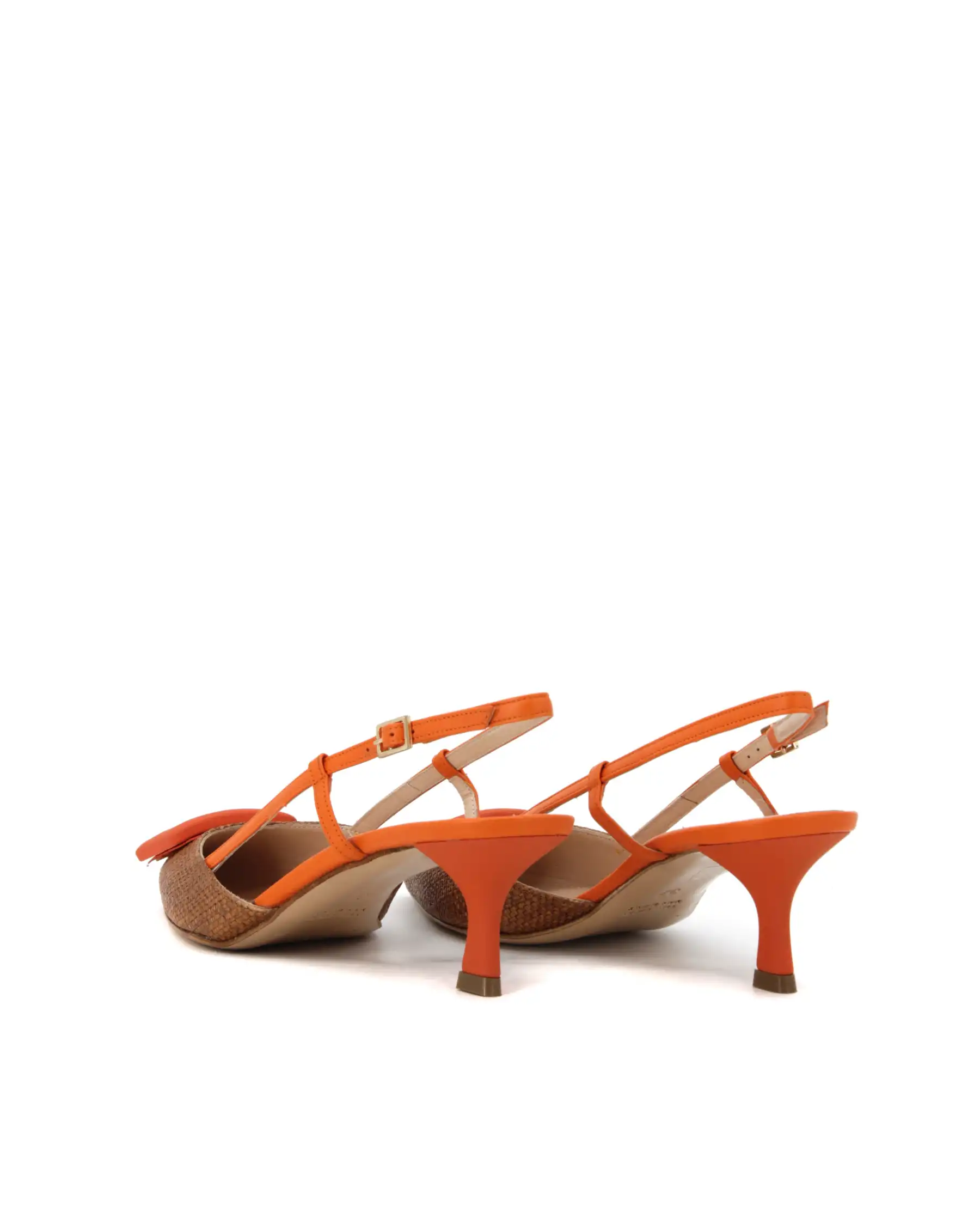 GIANMARCO F. SLING BACK ARANCIONE