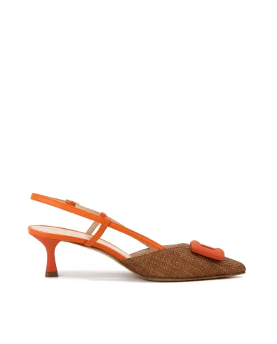 GIANMARCO F. SLING BACK ARANCIONE GIANMARCO F. SLING BACK ARANCIONE