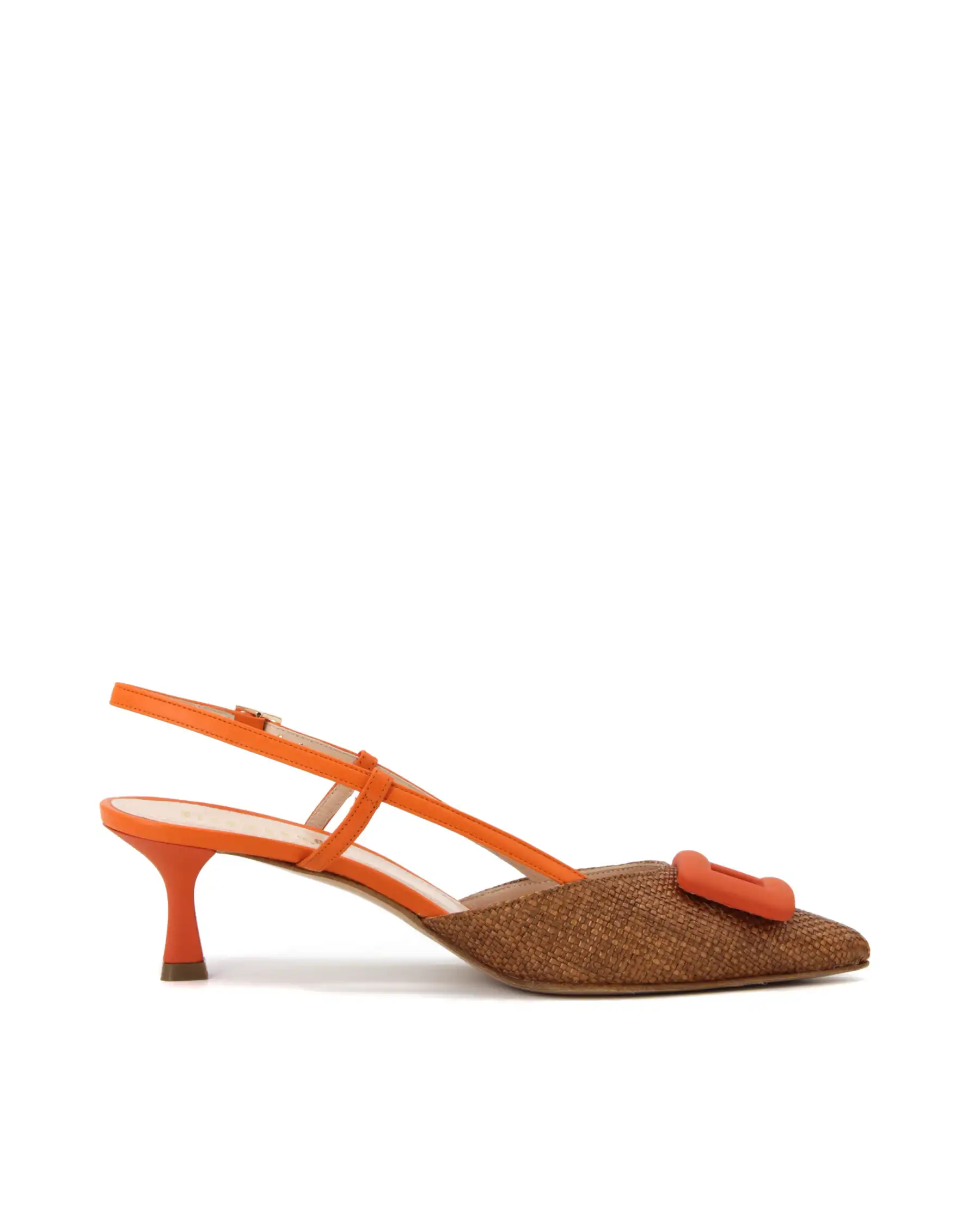 GIANMARCO F. SLING BACK ARANCIONE