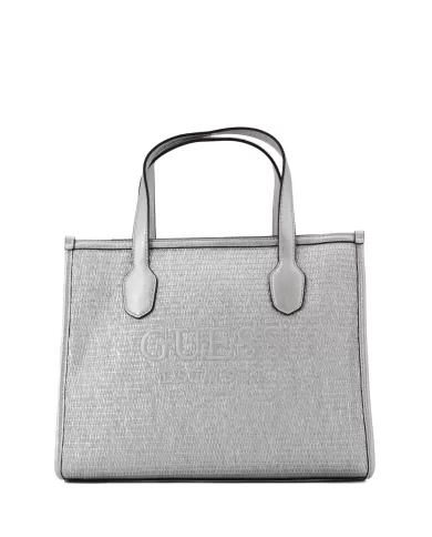GUESS BORSA A MANO ARGENTO