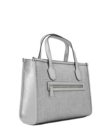 GUESS BORSA A MANO ARGENTO