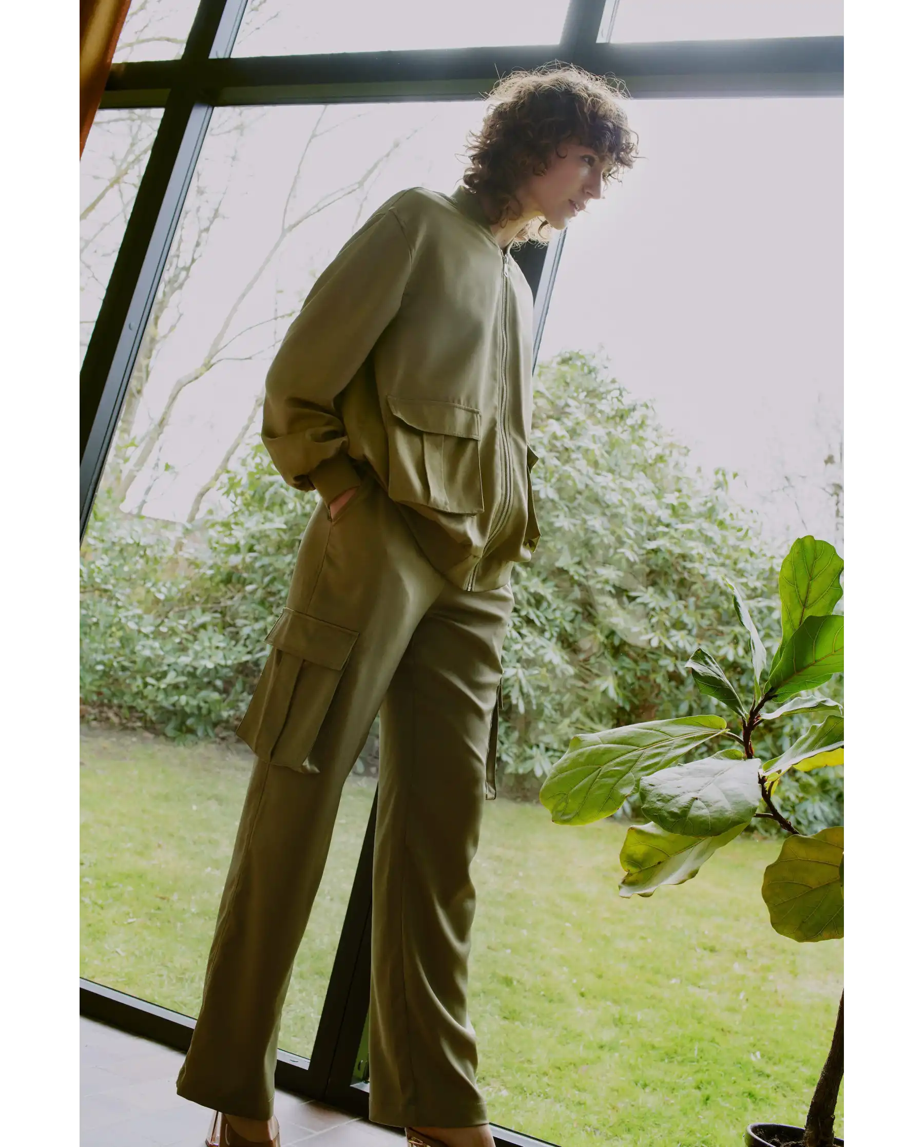 B.YOUNG PANTALONI VERDE B.YOUNG PANTALONI VERDE