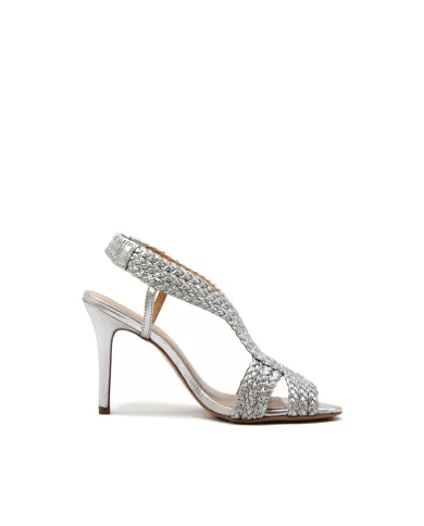 MISS UNIQUE SANDALI ARGENTO