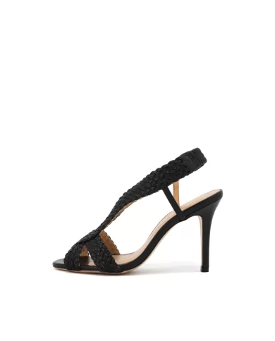 MISS UNIQUE SANDALI NERO