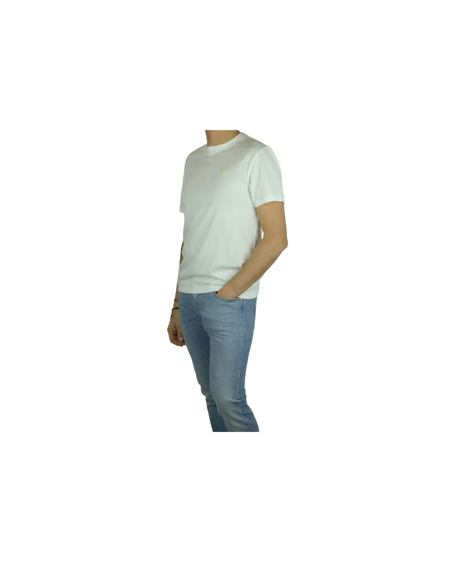 SUN 68 T-SHIRT BIANCO