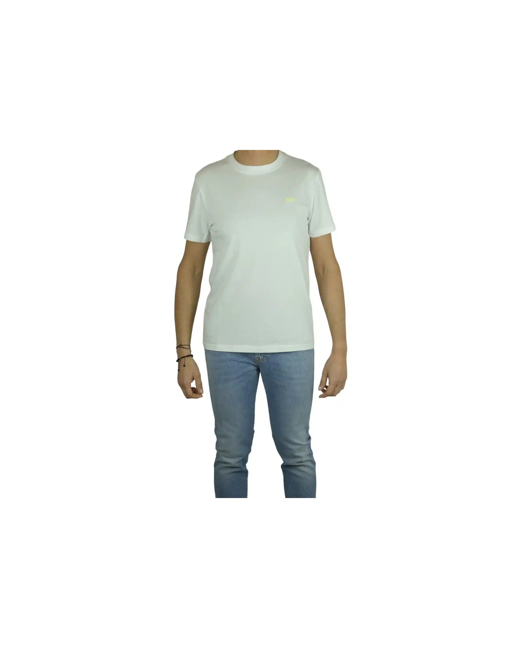 SUN 68 T-SHIRT BIANCO