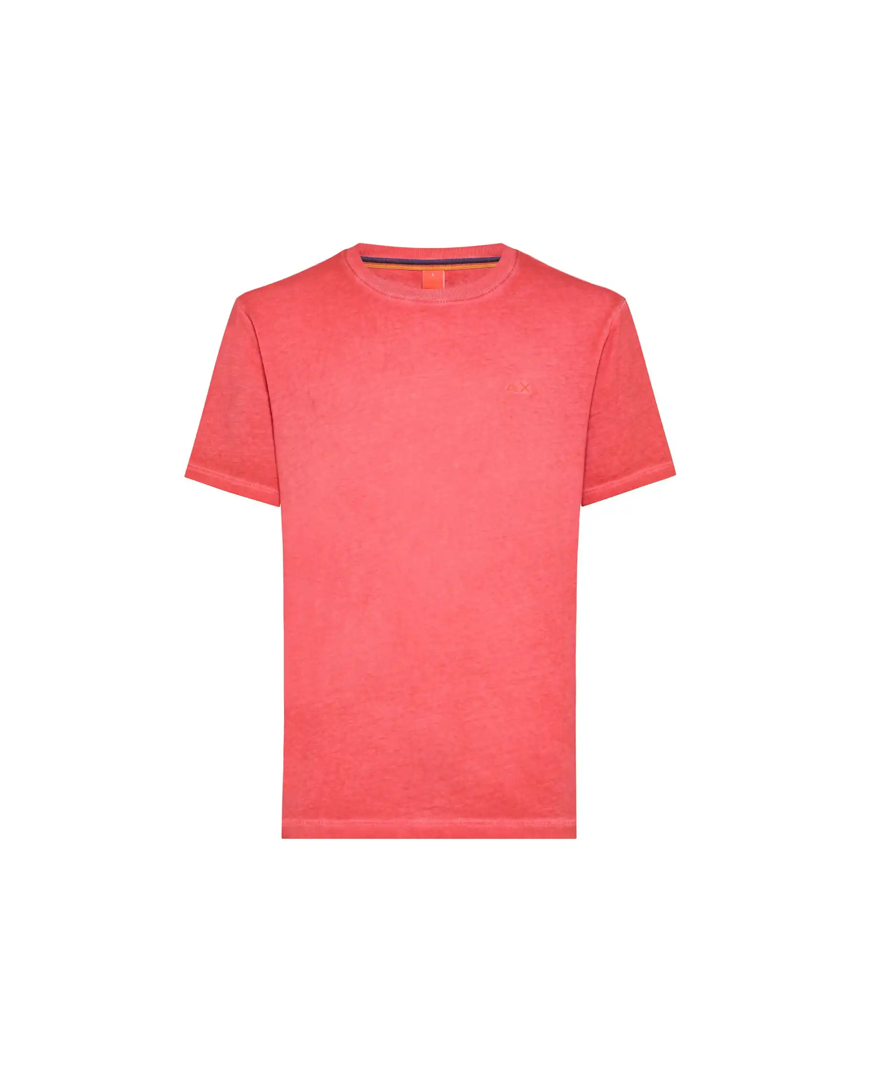 SUN 68 T SHIRT ROSSO