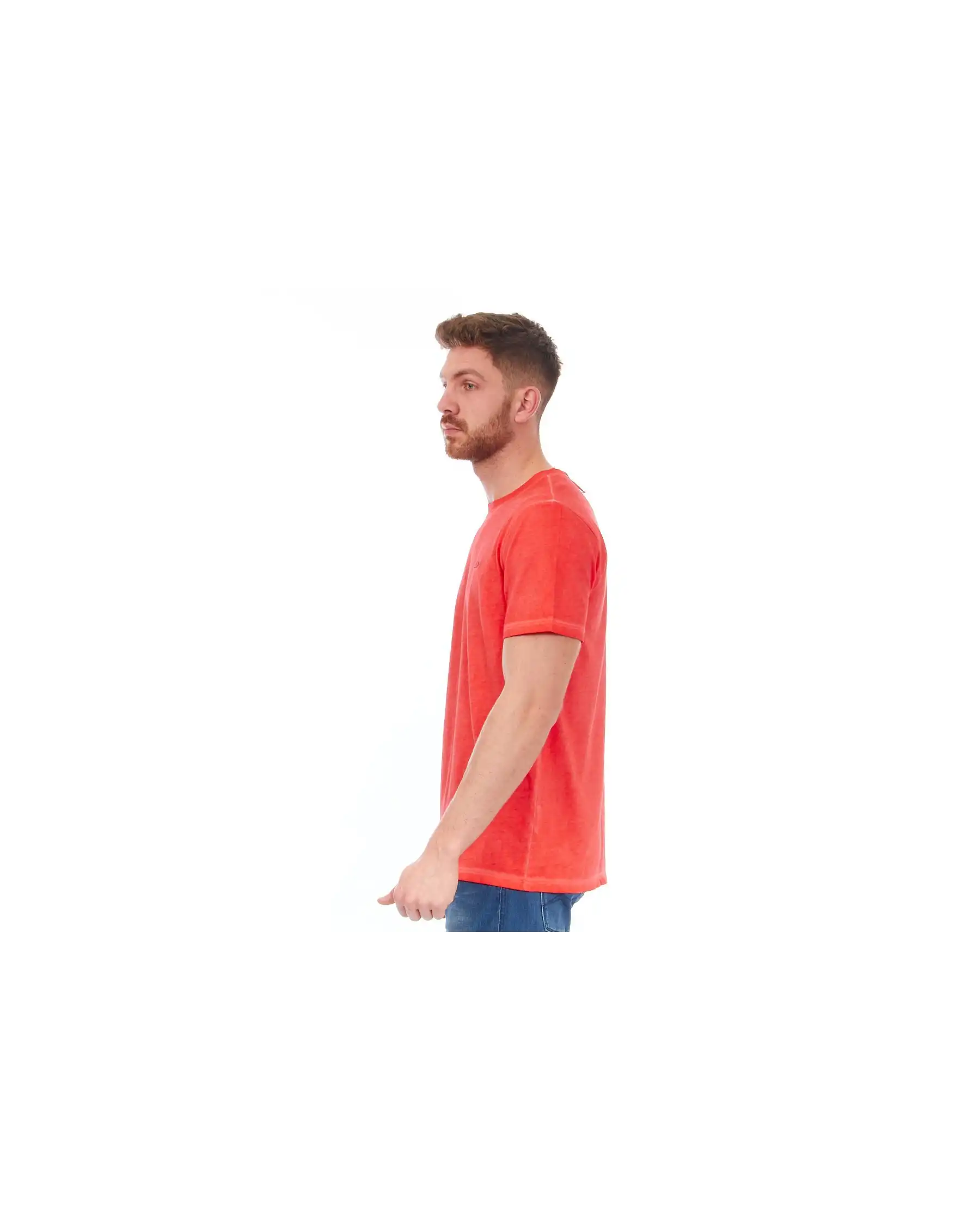 SUN 68 T-SHIRT ROSSO