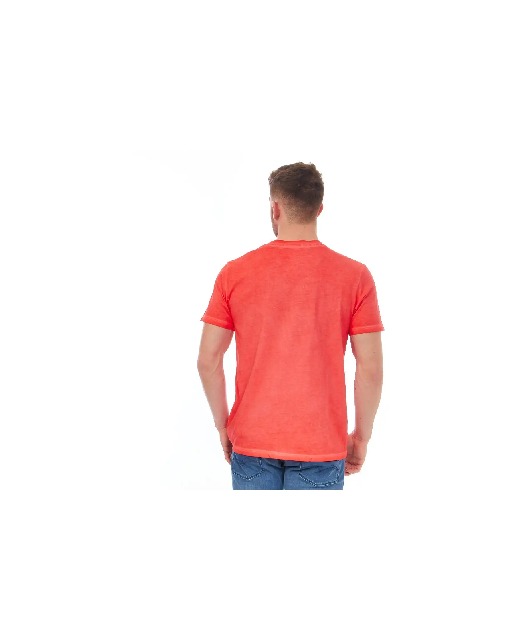 SUN 68 T-SHIRT ROSSO