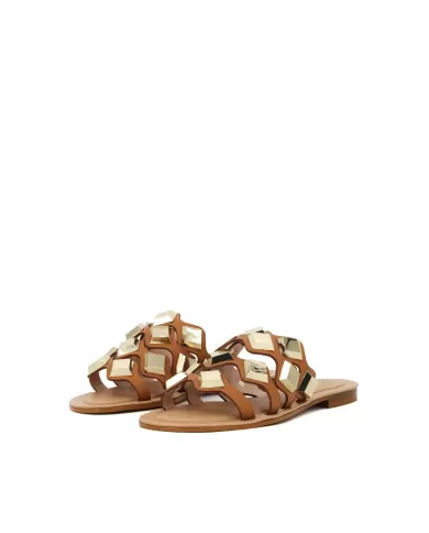 CÈCILE CIABATTINA CUOIO