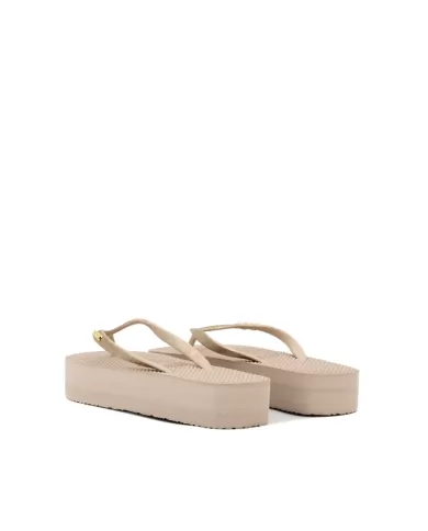 SUNDEK GLITTER FLIP FLOP BEIGE