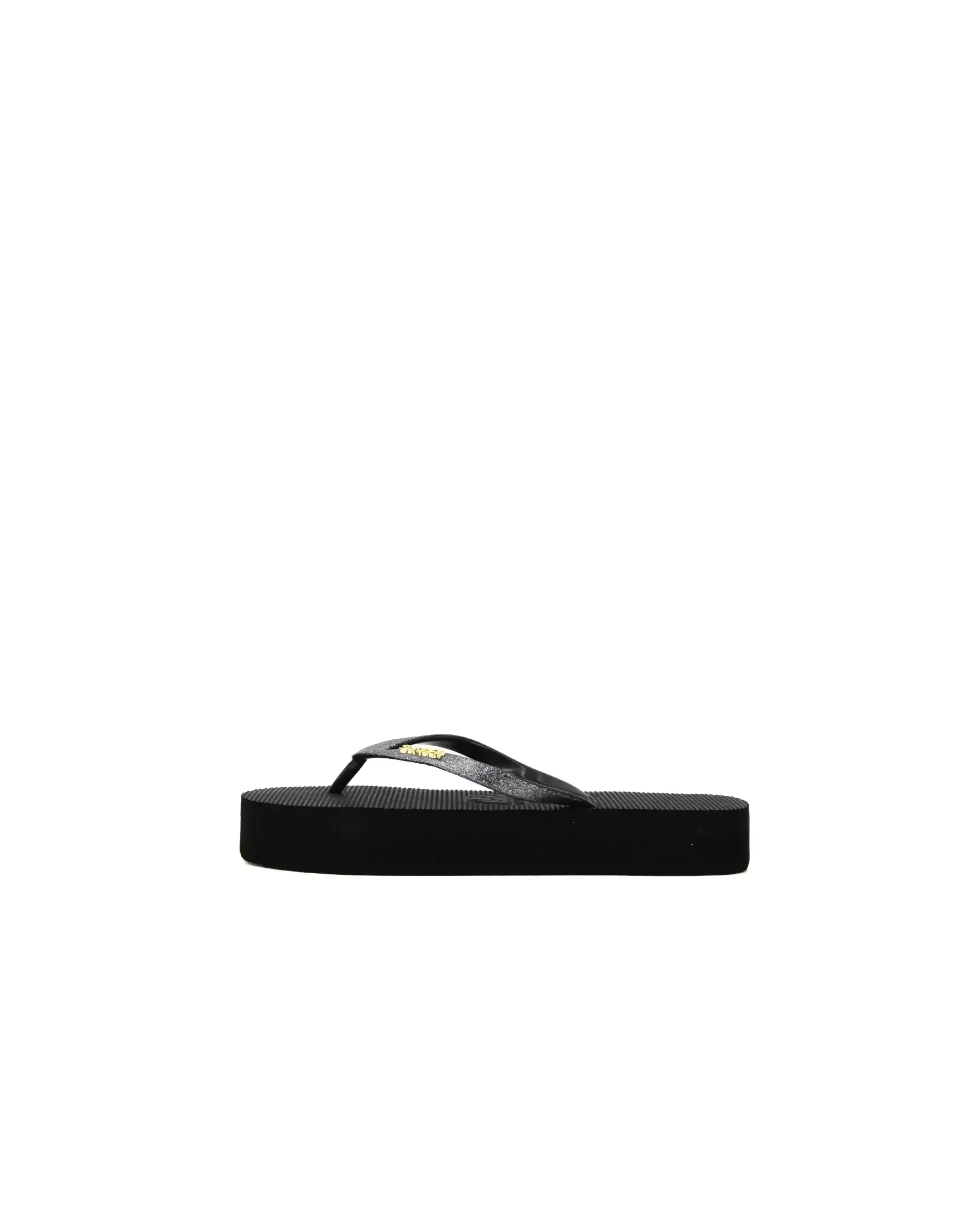 SUNDEK GLITTER FLIP FLOP NERO