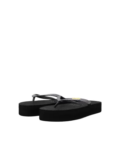 SUNDEK GLITTER FLIP FLOP NERO