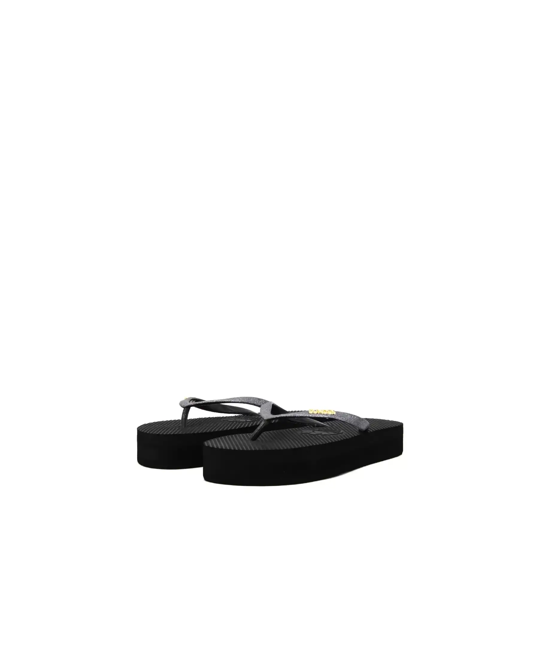 SUNDEK GLITTER FLIP FLOP NERO