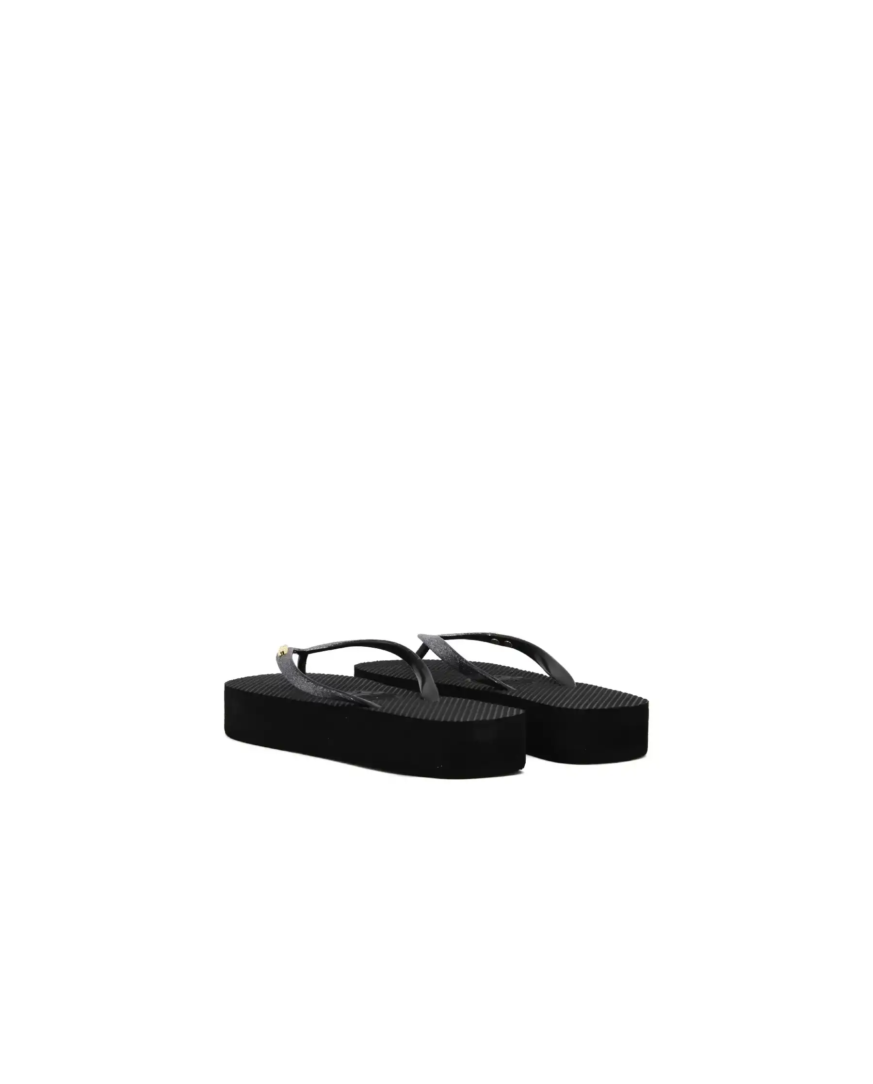 SUNDEK GLITTER FLIP FLOP NERO
