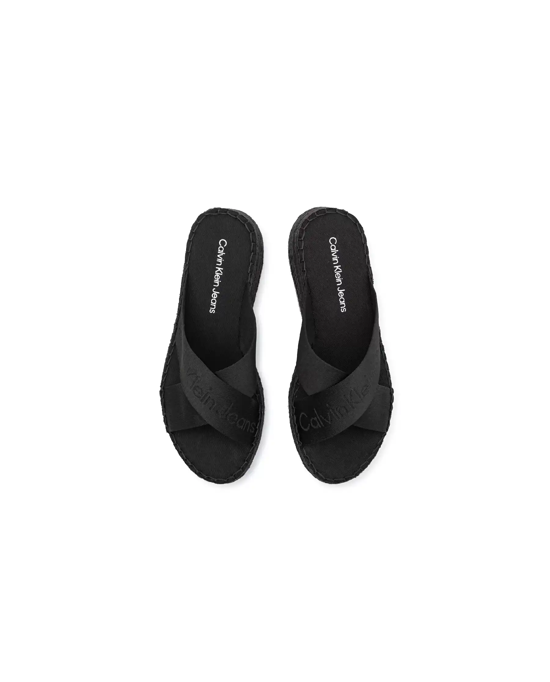 CALVIN KLEIN CIABATTINA NERO