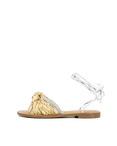 CÈCILE SANDALI ALLA SCHIAVA BEIGE