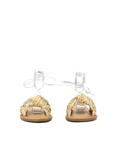 CÈCILE SANDALI ALLA SCHIAVA BEIGE CÈCILE SANDALI ALLA SCHIAVA BEIGE