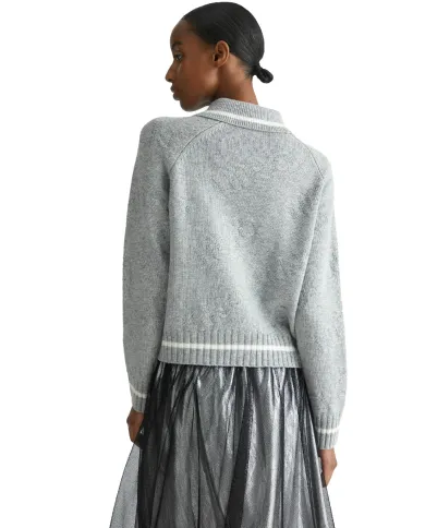 LIU JO CARDIGAN GRIGIO