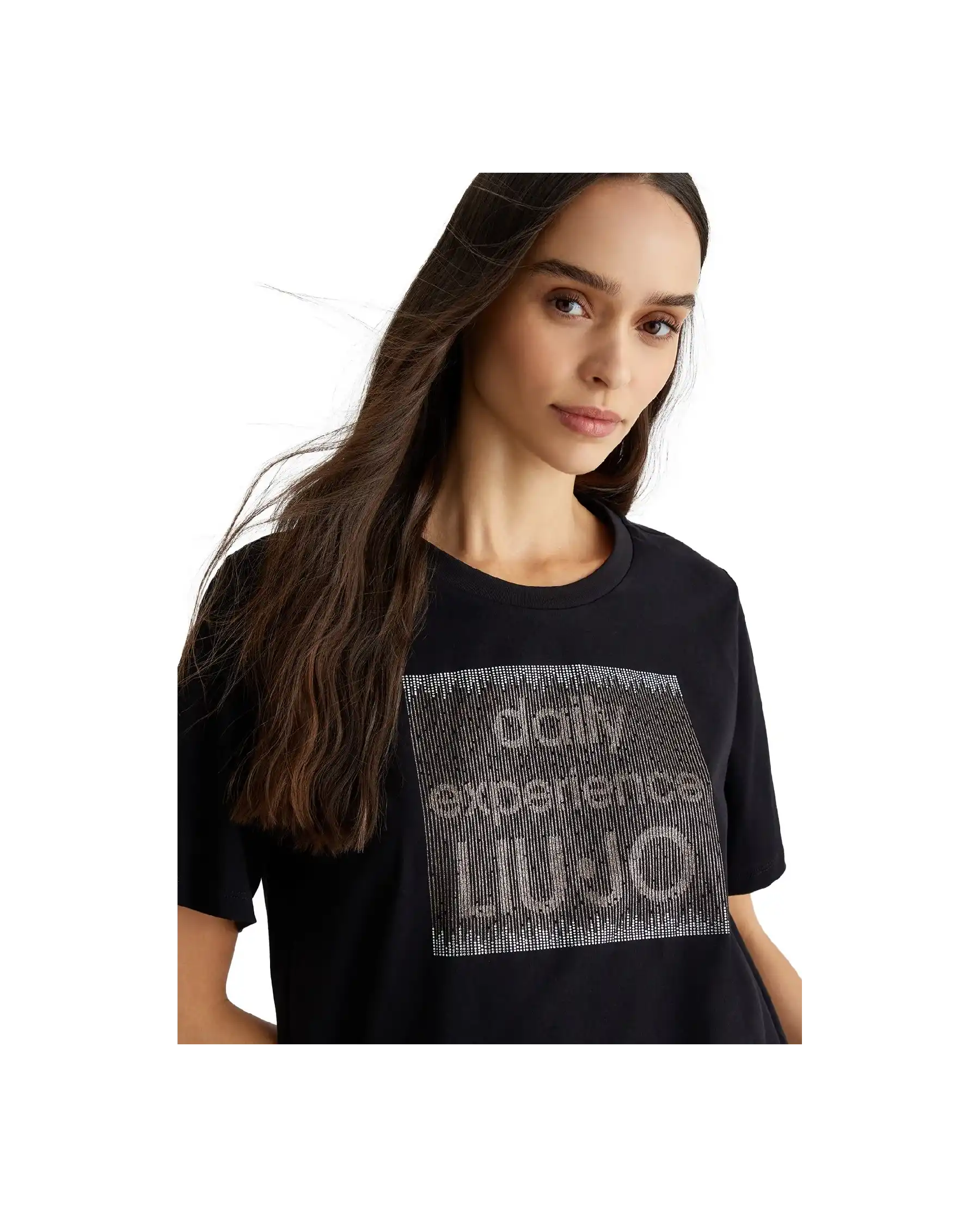 LIU JO T-SHIRT NERO