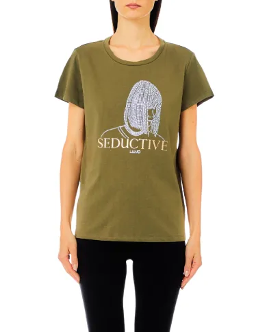 LIU JO T-SHIRT VERDE