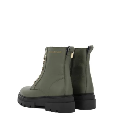 TOMMY HILFIGER ANFIBI VERDE TOMMY HILFIGER ANFIBI VERDE
