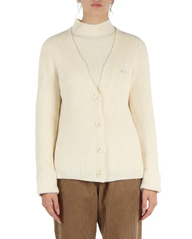 SUN 68 CARDIGAN PANNA