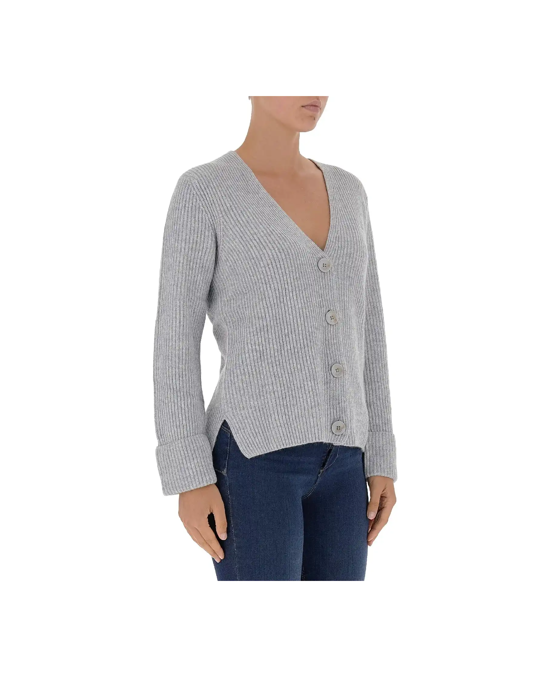 SUN 68 CARDIGAN GRIGIO