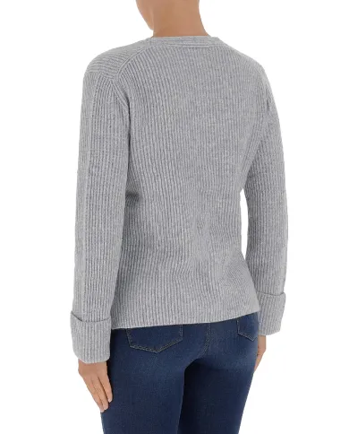 SUN 68 CARDIGAN GRIGIO