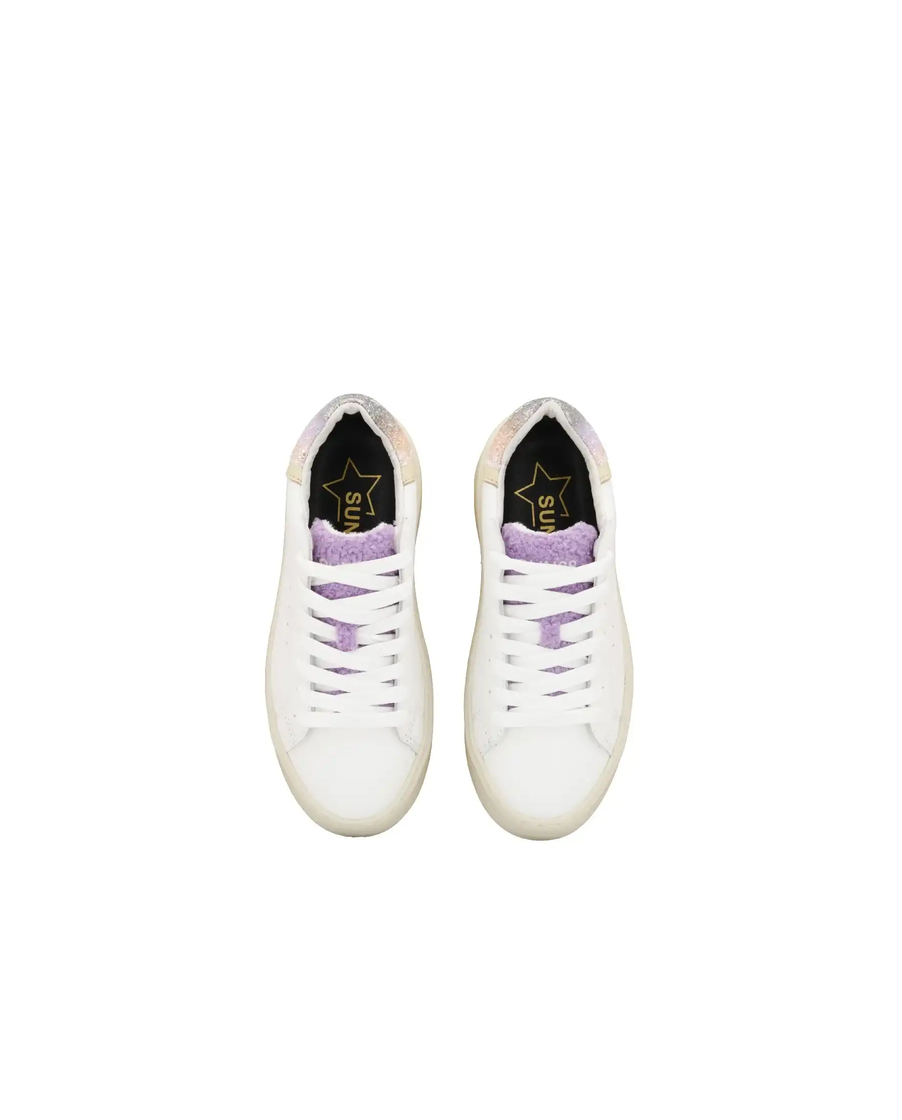 SUN 68 SNEAKERS BIANCO