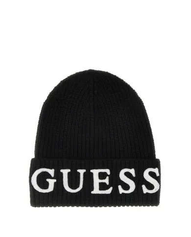 GUESS SET BERRETTO E SCIARPA NERO GUESS SET BERRETTO E SCIARPA NERO