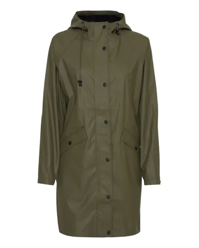 ICHI IMPERMEABILE VERDE