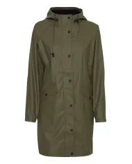 ICHI IMPERMEABILE VERDE