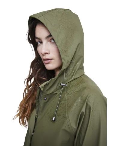 ICHI IMPERMEABILE VERDE