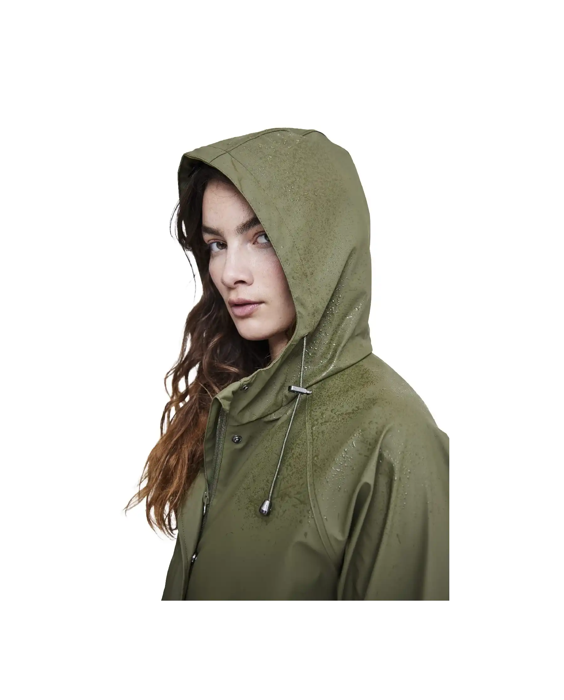 ICHI IMPERMEABILE VERDE